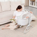 Mastela 4-in-1 Deluxe Multi-Functional Bassinet Swing – White Colour | Bacha Toys