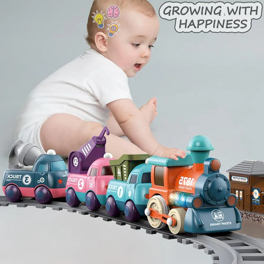 Rail Train Toy Set – Musical Educational Train with Lights | Bacha Toys