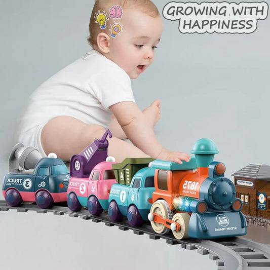 Rail Train Toy Set – Musical Educational Train with Lights | Bacha Toys