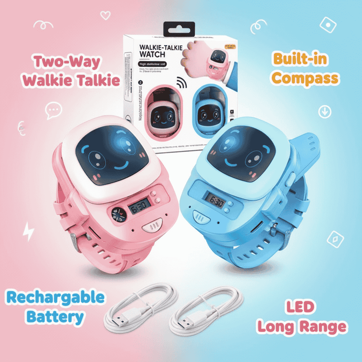2-in-1 Walkie Talkie Watch – Kids Voice Intercom | Bacha Toys