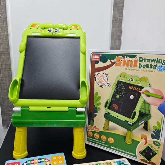 5-in-1 Drawing Board for Kids – Chalk, Markers & Magic Erase | Bacha Toys