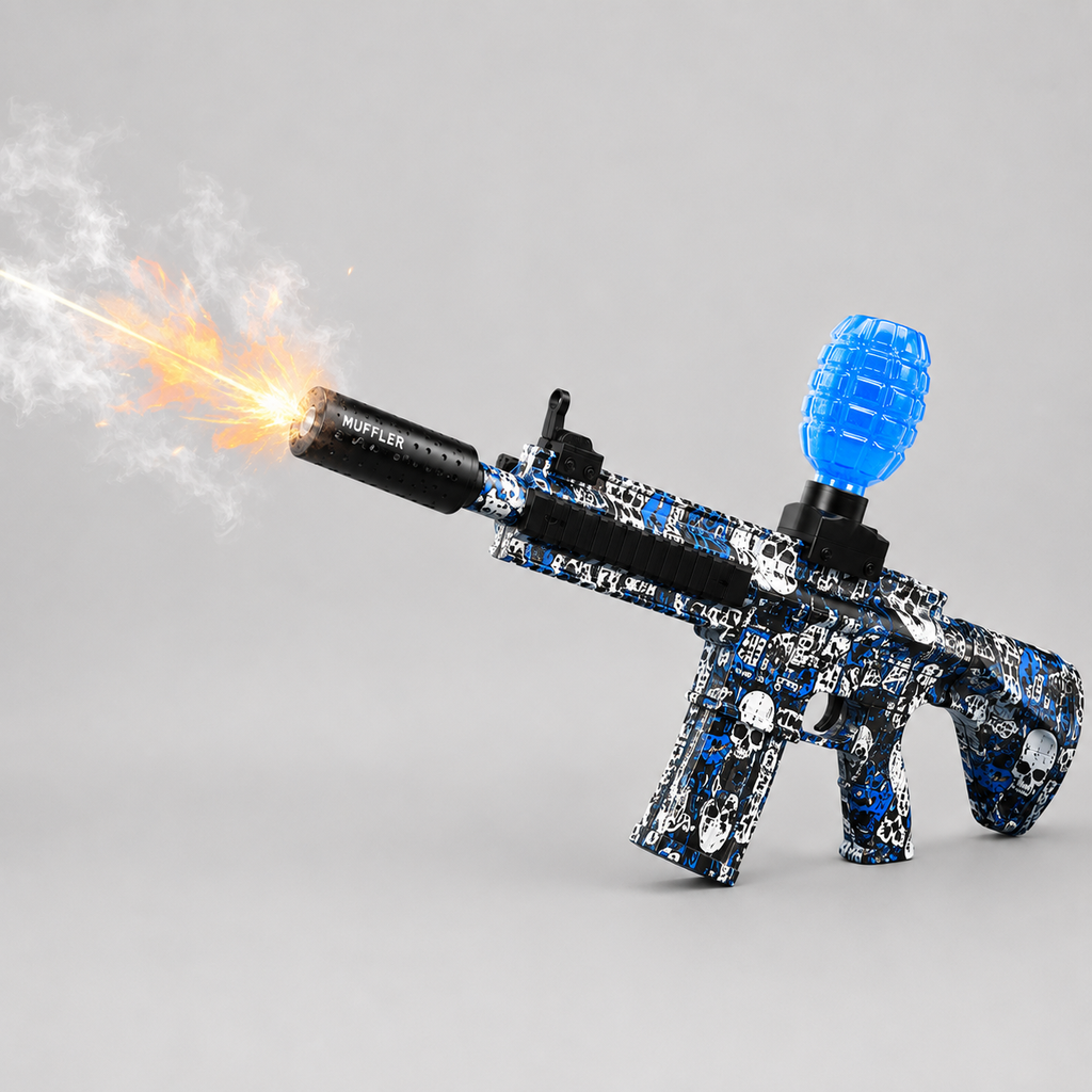 M416 Water Bomb Gun with Smoke Effect – Rechargeable Electric Gel Blaster