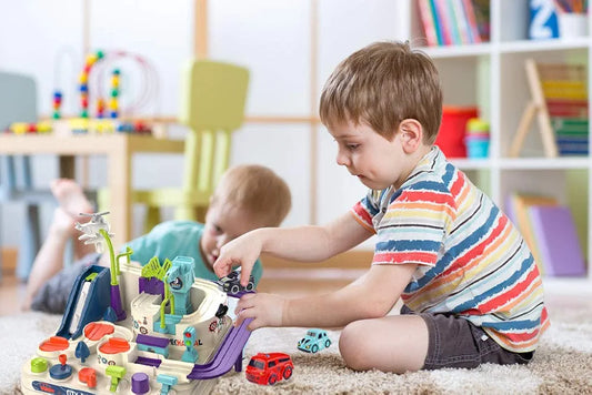 Car Adventure Track Set – Battery-Free Educational Fun - Bacha Toys