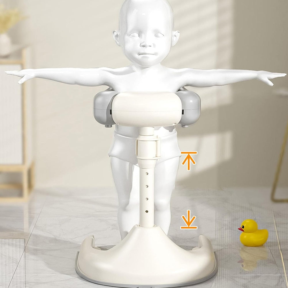 Baby Bath Stand with Adjustable 5 Levels – Foldable Infant Bath Shower Stand