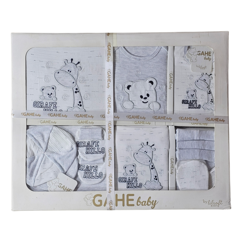 Gahe Baby 12 Pcs Newborn Baby Set – Complete Clothing & Care Essentials | Bacha Toys