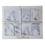 Gahe Baby 12 Pcs Newborn Baby Set – Complete Clothing & Care Essentials | Bacha Toys