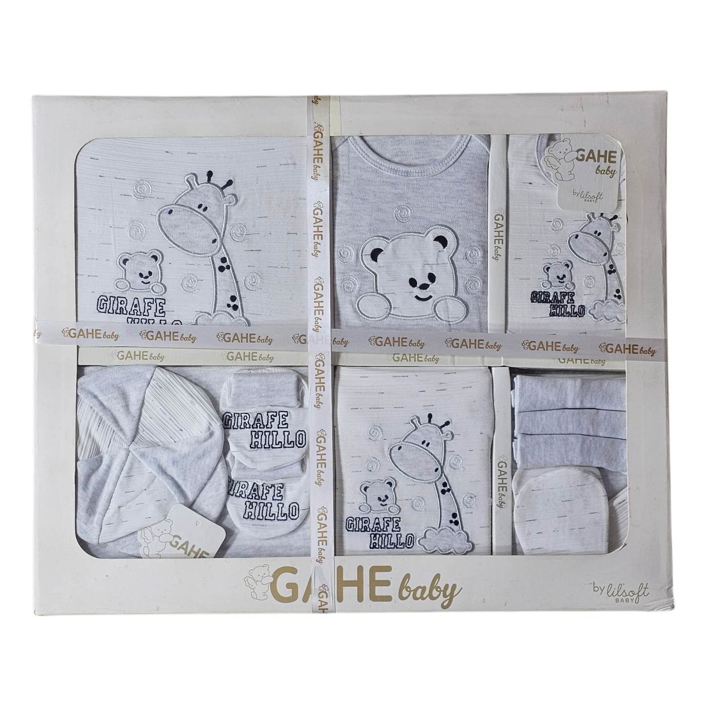 Gahe Baby 12 Pcs Newborn Baby Set – Complete Clothing & Care Essentials | Bacha Toys