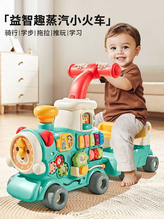 Multifunctional Baby Walker Train – 5 in 1 Activity Ride - Bacha Toys