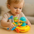 Bump & Go Duck Boat Toy with Music & Lights | Bacha Toys