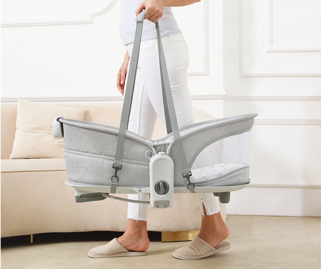 6 in 1 Deluxe Multi-Functional Bassinet for Newborns | Bacha Toys