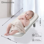 Folding Baby Bath Bed – Newborn Bath Support Seat (Up to 10kg)