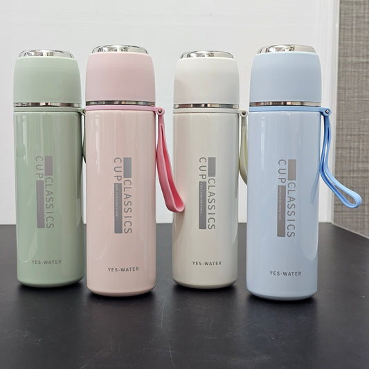 Classic Steel Water Bottle Cup – 450ml | Durable & Portable | Bacha Toys