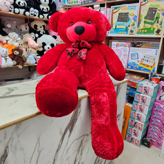 Giant Red Teddy Bear – 5 Feet Soft Plush Toy | Bacha Toys