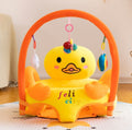 Animal & Rattle Floor Seat / Baby Sofa – Comfortable Support Seat for Kids | Bacha Toys