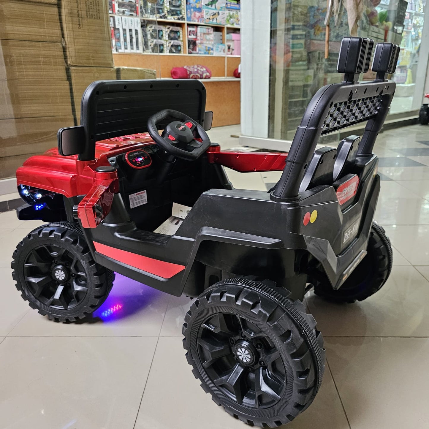 Power Wheel Electric Car for Kids – Luxury Ride-On with Music, Lights & Remote Control | Bacha Toys