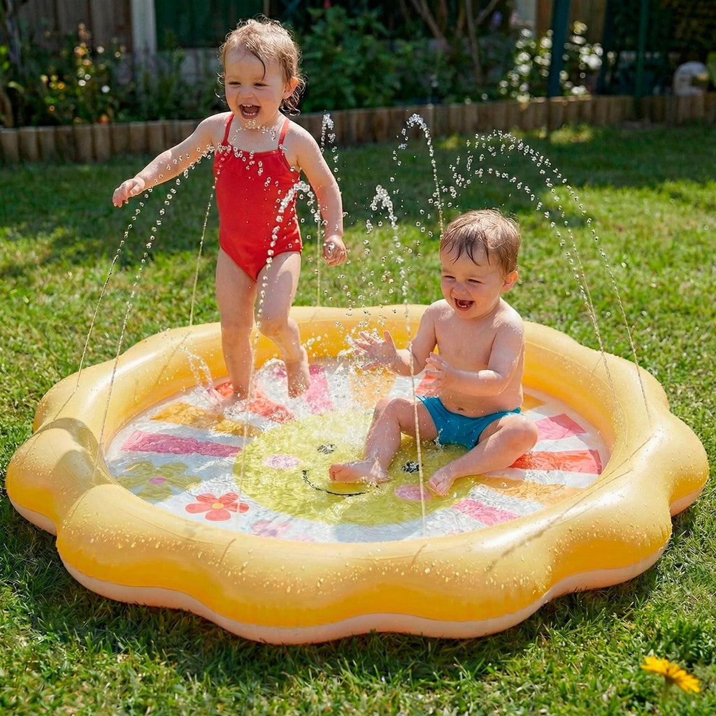 Intex Sunny Rays Spray Pool – Kids Splash Pool (1–3 Years) #56126