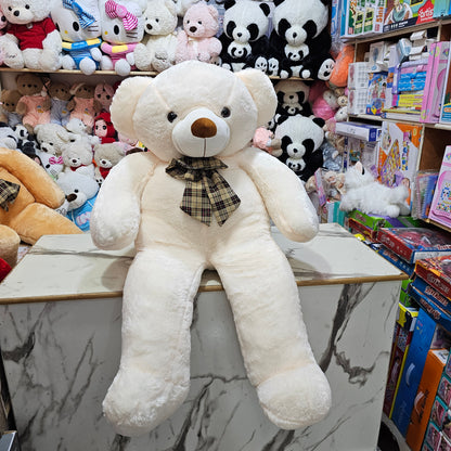 Off-White Teddy Bear – 5 Feet Soft Plush Toy | Bacha Toys