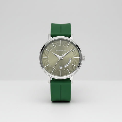 Universe Point Men’s Watch with Leather Box – Silicone Strap Edition