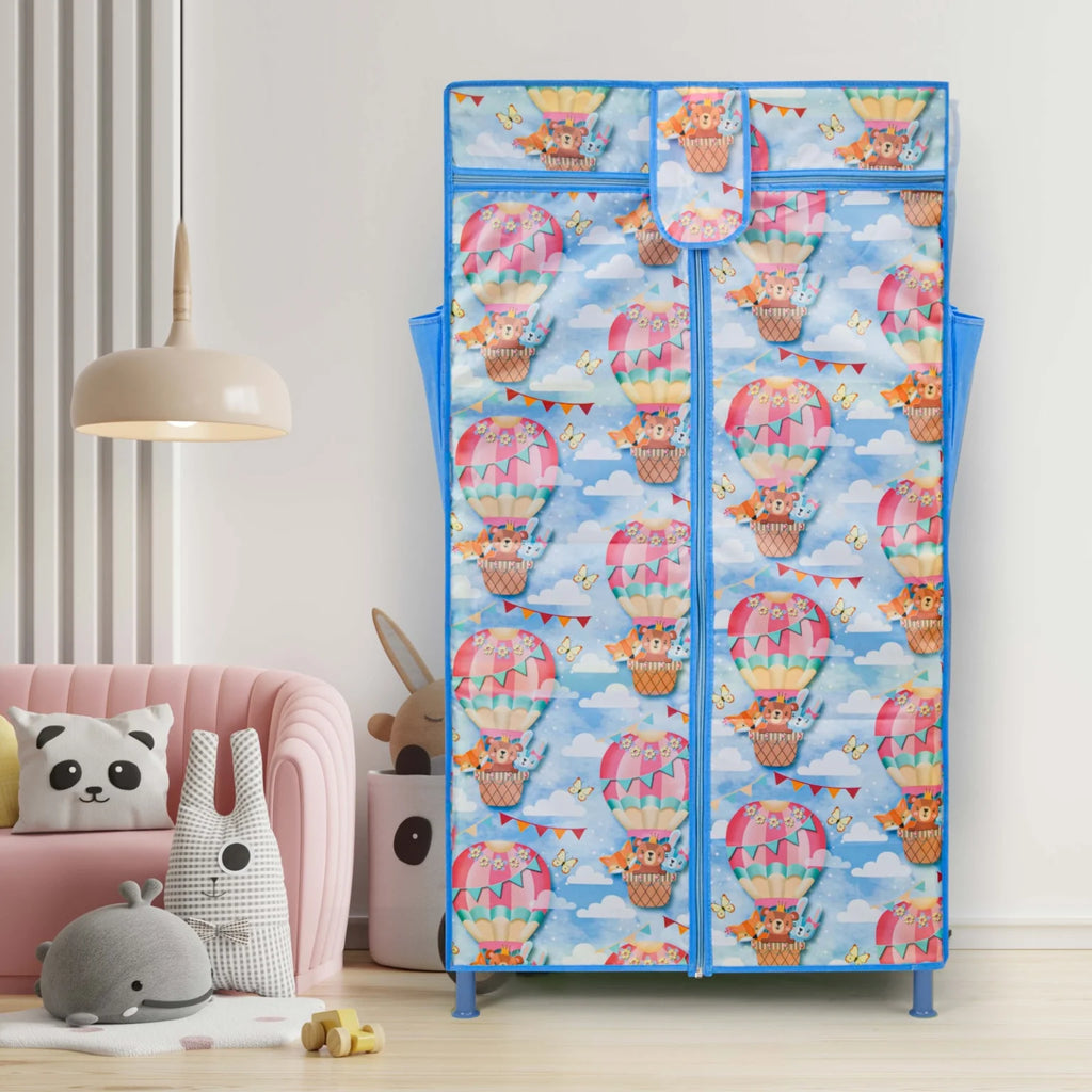 Toddlers Foldable Wardrobe – Blue | Strong, Compact & Stylish Storage | Bacha Toys