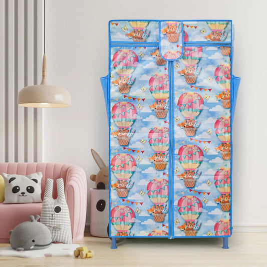 Toddlers Foldable Wardrobe – Blue | Strong, Compact & Stylish Storage | Bacha Toys