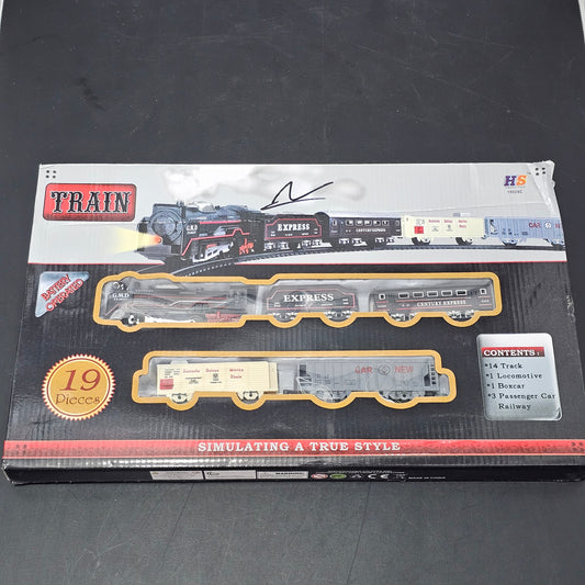 Rail King Intelligent Classic Train Set – 19 Pcs Track & Train Set for Kids | Bacha Toys