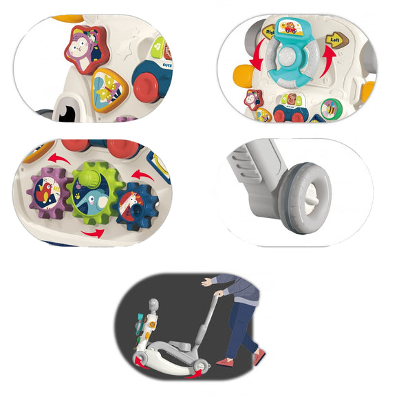 6-in-1 Baby Activity Walker with Music & Lights | Bacha Toys
