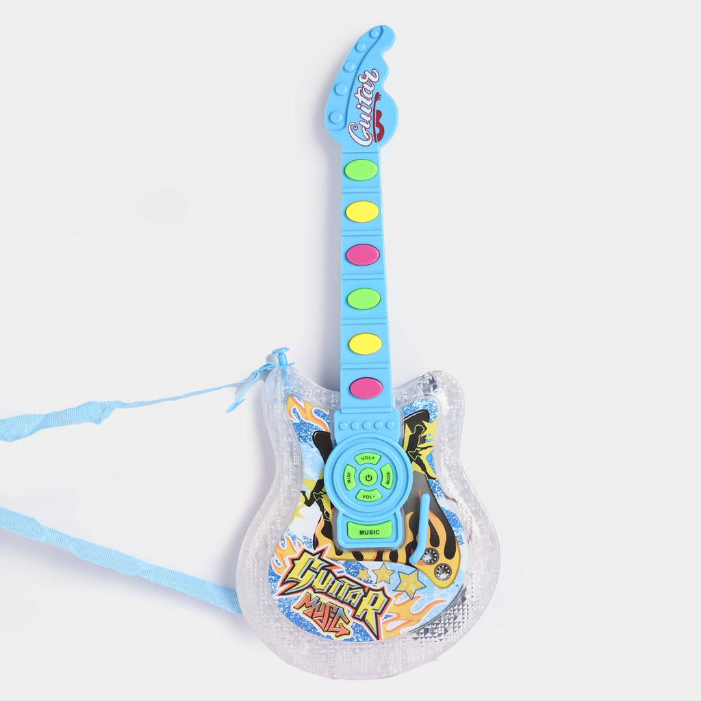 Kids Music Guitar Set with Microphone – Lights & Musical Toy