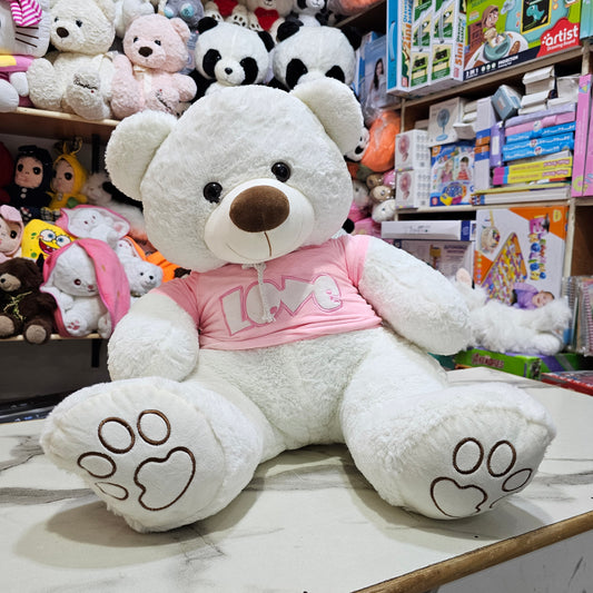 Pink Jacket Teddy Bear – 60cm Soft Plush Toy | Bacha Toys