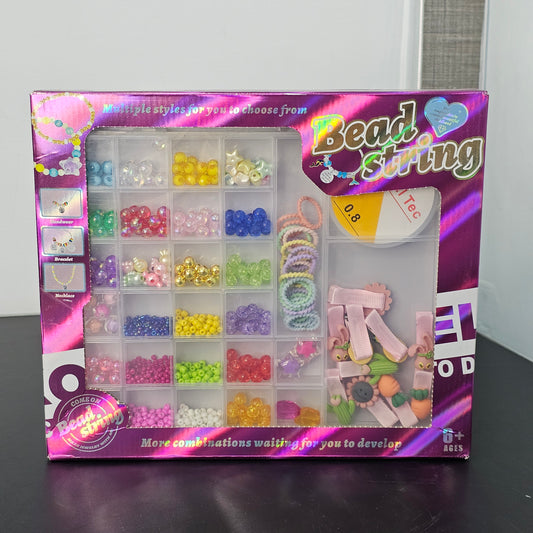 Beads String Set – Creative Jewelry Making for Kids (6+ Years) | Bacha Toys