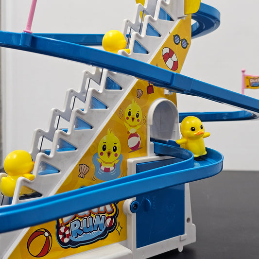 Duck Shape Slide Track Toy – With Lights & Music | Bacha Toys