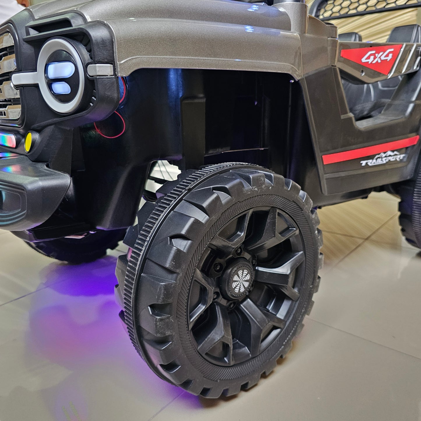 Power Wheel Electric Car for Kids – Luxury Ride-On with Music, Lights & Remote Control | Bacha Toys