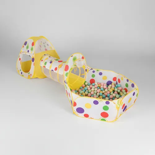 Kids Play Tent with Tunnel and Ball Pit | Bacha Toys