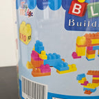 Building Blocks Basket – 110 Pcs Colorful Construction Set for Kids | Bacha Toys