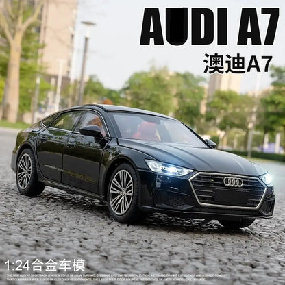 Audi A7 1:24 Scale Alloy Die-Cast Model Car – Pull-Back, Light & Sound Function