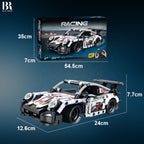 Remote Control Sports Car Building Block Set – 2.4 GHz, 386 Pieces | Bacha Toys