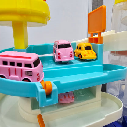 Automobile Adventure Multi-Level Runway – Dual Mode Fun for Kids! | Bacha Toys
