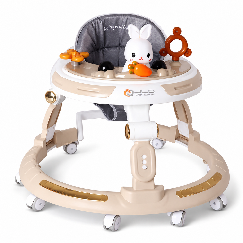 Kids Baby Walker – Height Adjustable, Foldable with Music & Lights #207