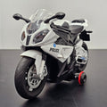 Police Moto 1:20 Remote Control Motorcycle – 360° Rotation with Light & Sound | Bacha Toys