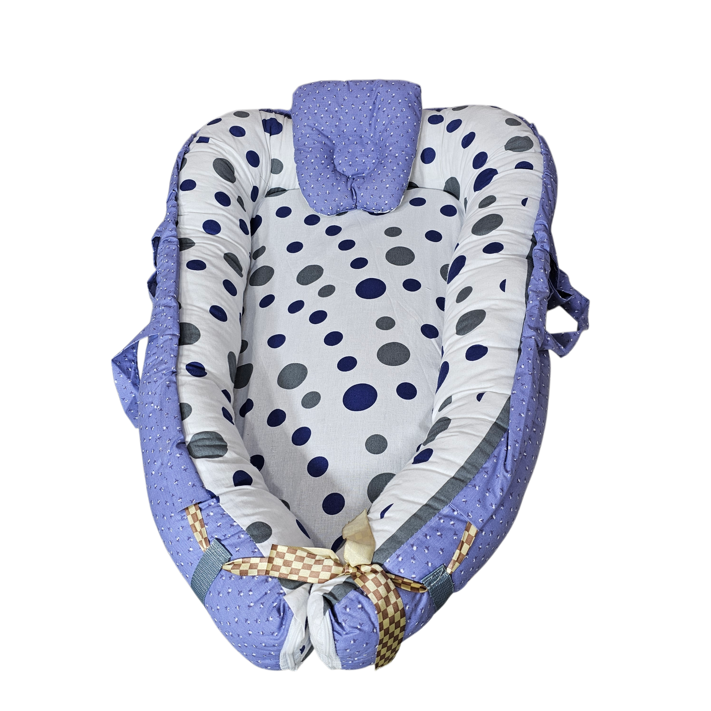 Baby Bedset with Rattles & Head Cushion – Cotton Fabric | Comfortable & Safe | Bacha Toys