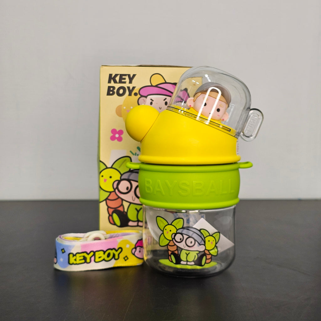 500ml Kids Water Bottle with Cup – Portable & Practical