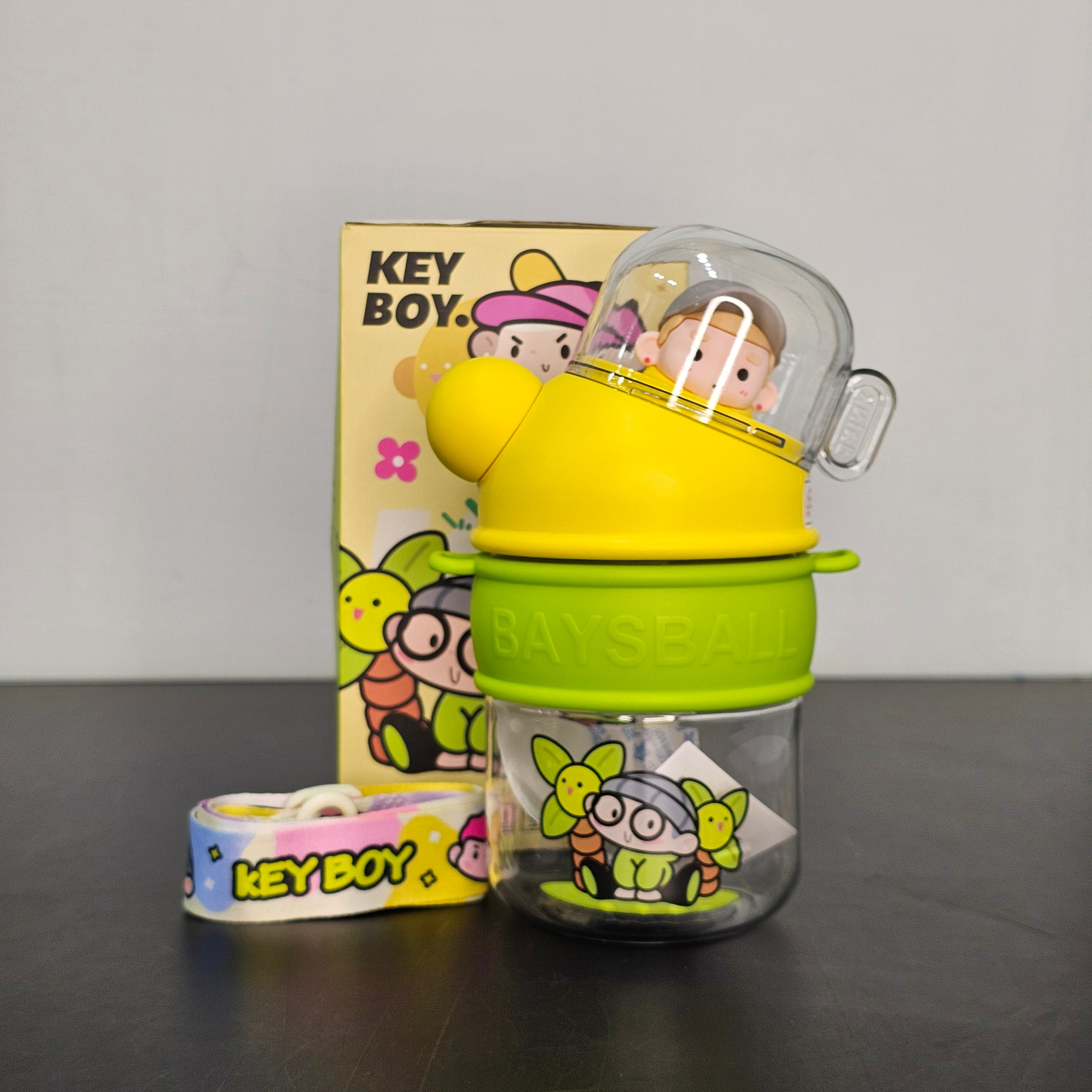 500ml Kids Water Bottle with Cup – Portable & Practical