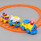 Cartoon Character Kids Train Set with Music & Lights