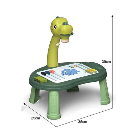 Dinosaur Projector Drawing Board – 34 Pcs Creative Art Set - Bacha Toys