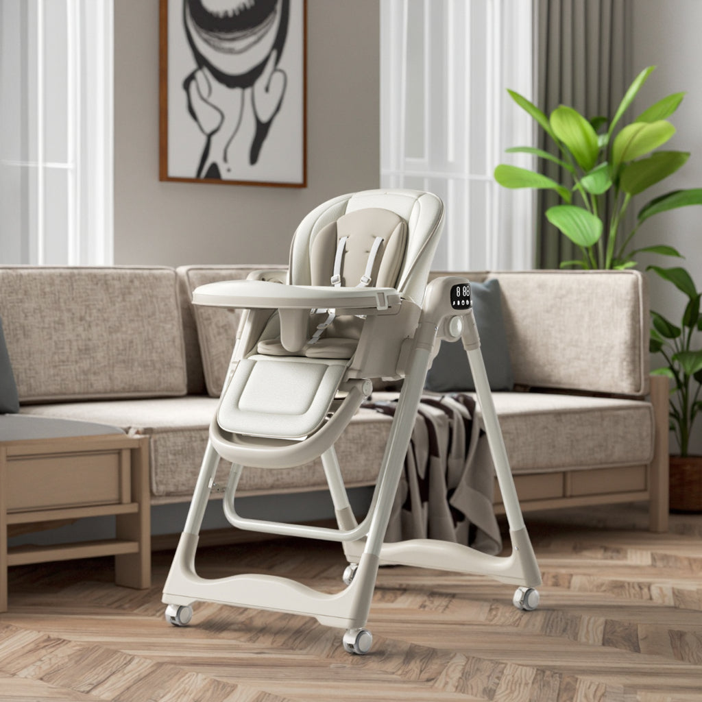 Kidilo 2-in-1 Electric Baby Swing & High Chair | Bacha Toys