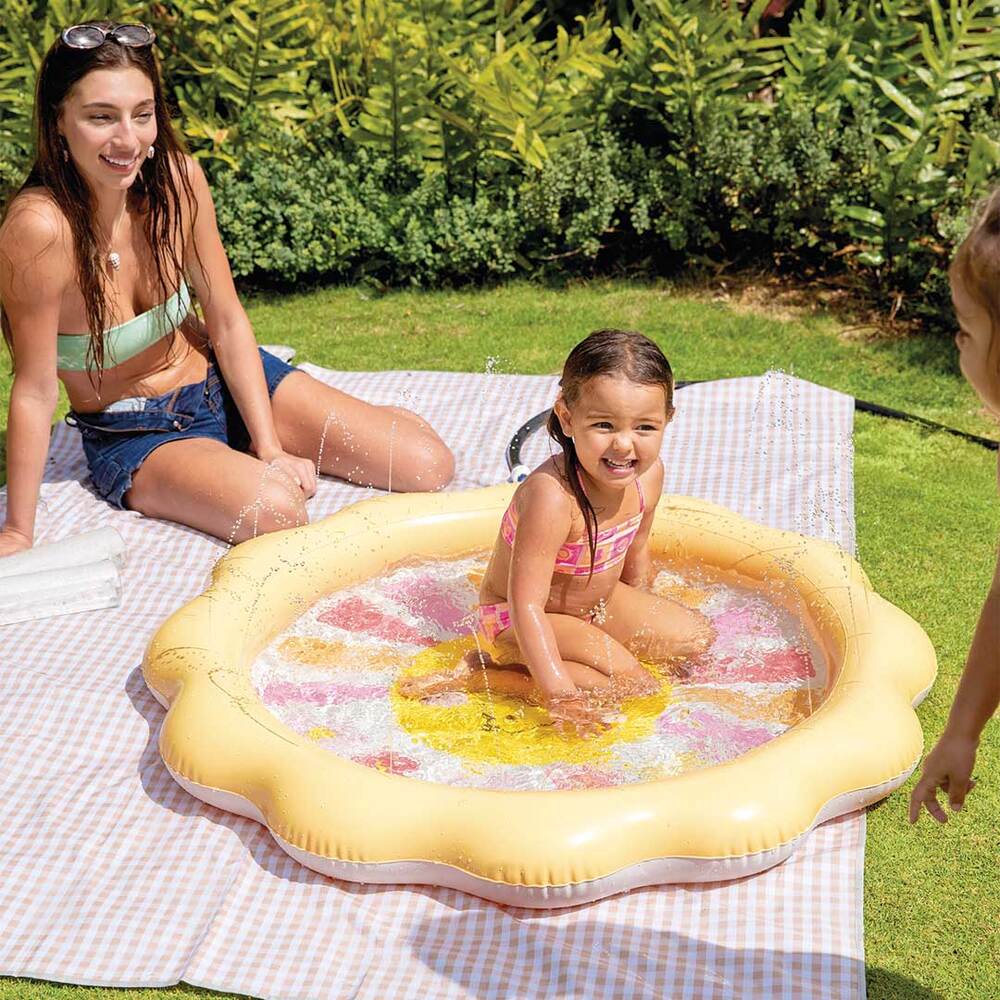 Intex Sunny Rays Spray Pool – Kids Splash Pool (1–3 Years) #56126