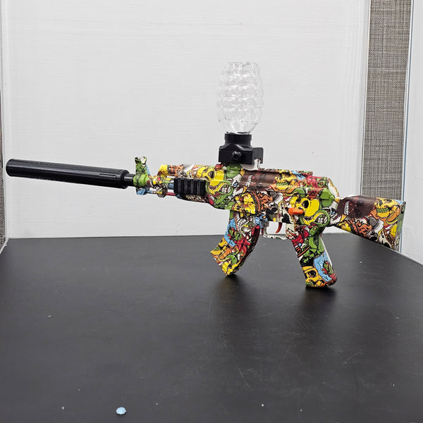 Superior Performance High-Speed Electric Crystal Pellet Gun AK47 Submachine Gun – Bacha Toys