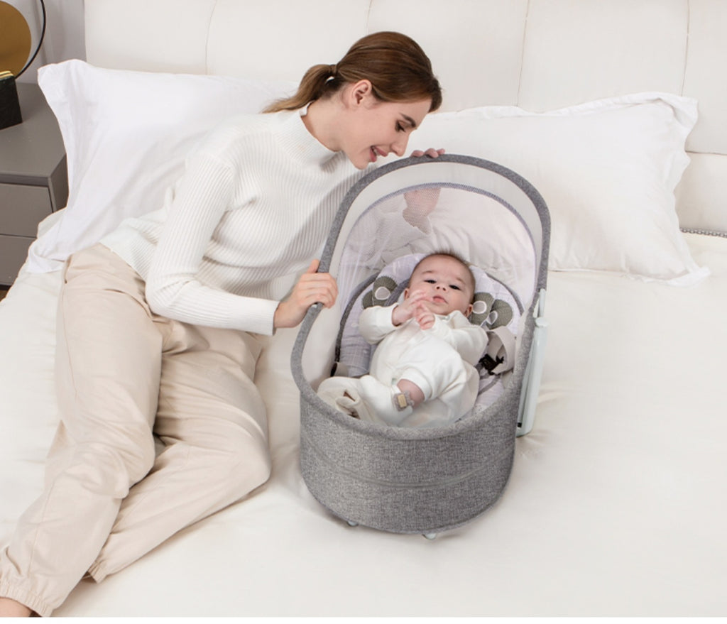 Mastela 4-in-1 Deluxe Multi-Functional Bassinet Swing – Bacha Toys