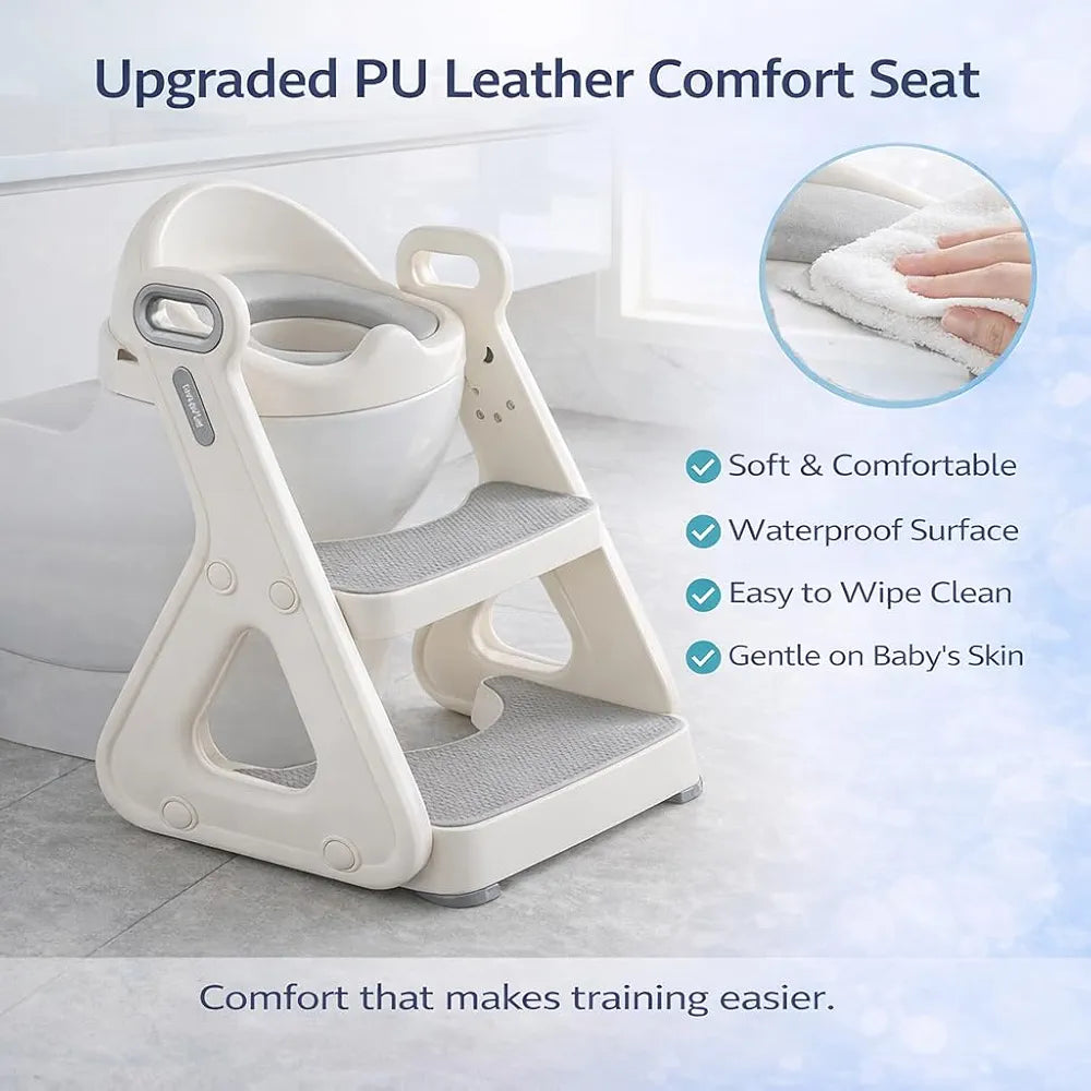 Mama Baba Baby Potty Trainer – Adjustable Soft Seat with Stand