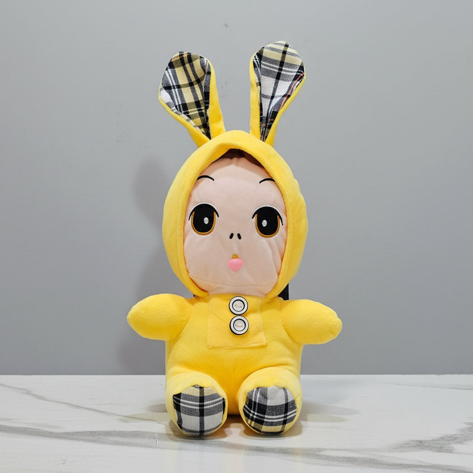 Yellow Cap Doll – 25cm Soft Plush Toy | Bacha Toys