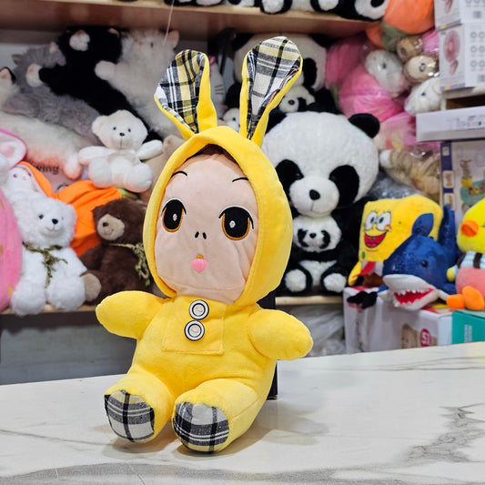 Yellow Cap Doll – 25cm Soft Plush Toy | Bacha Toys